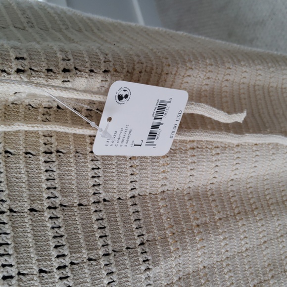 Free People Mallorca Fauxchet Sweater Midi Dress in Natural - L - Picture 9 of 16